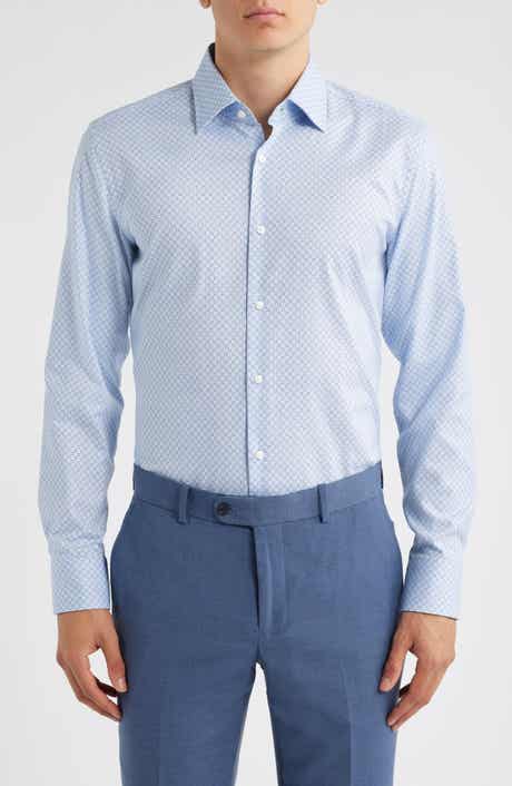 BOSS Hank Kent Slim Fit Stretch Cotton Dresss Shirt