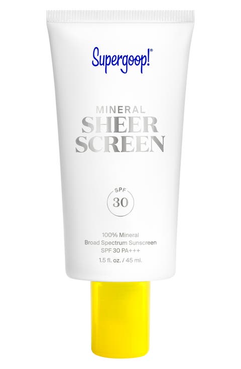 Supergoop! Mineral Sheerscreen SPF 30 Sunscreen Lotion