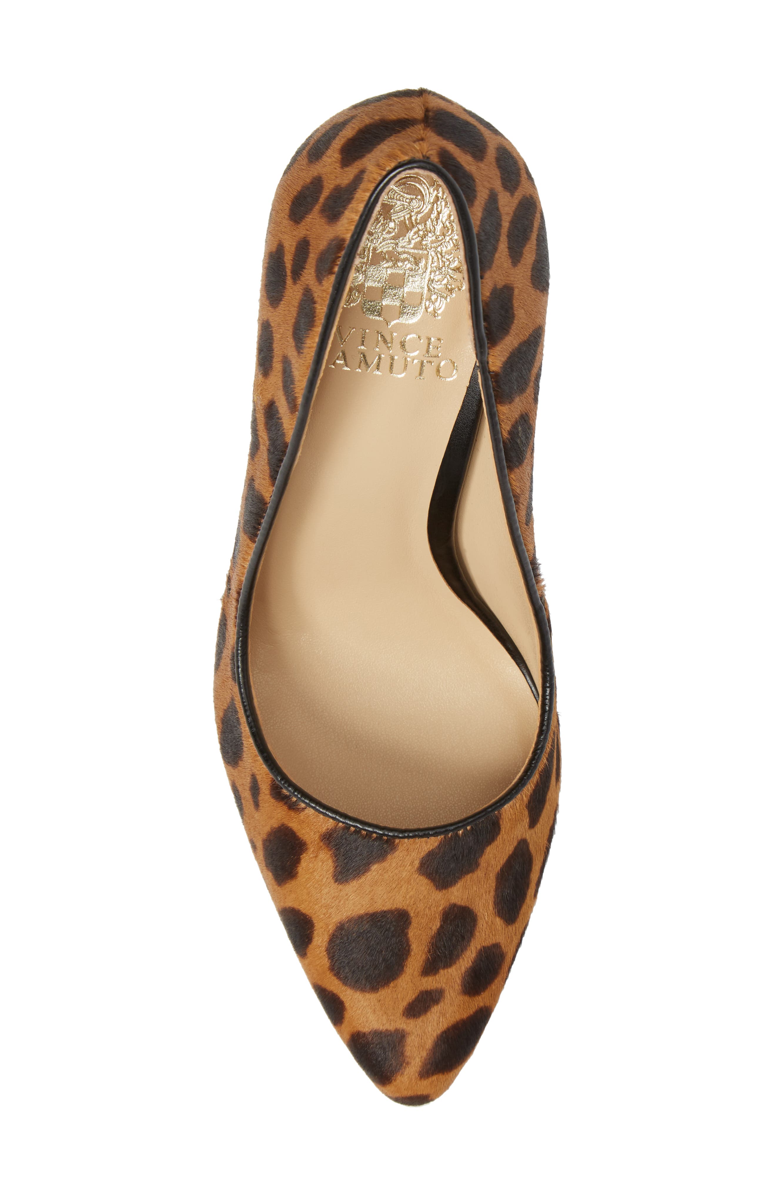 Talise Genuine Calf Hair Pointy Toe Pump, Alternate, color, LEOPARD BROWN
