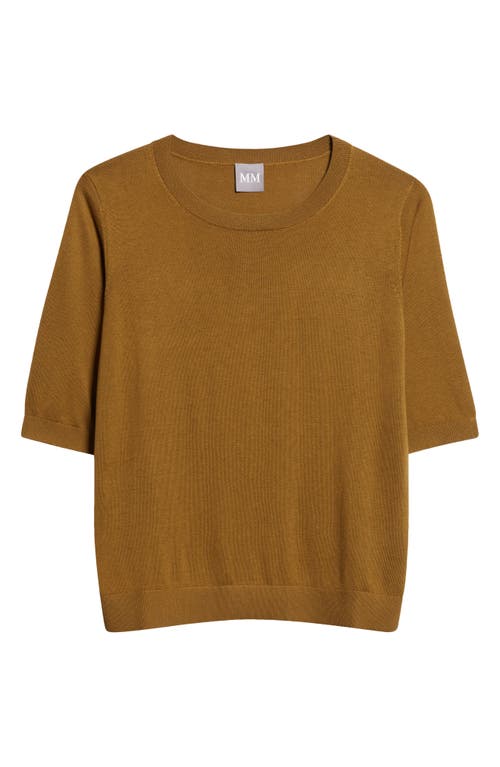 Mm By Max Mara Musette Silk & Cotton Sweater In Gray