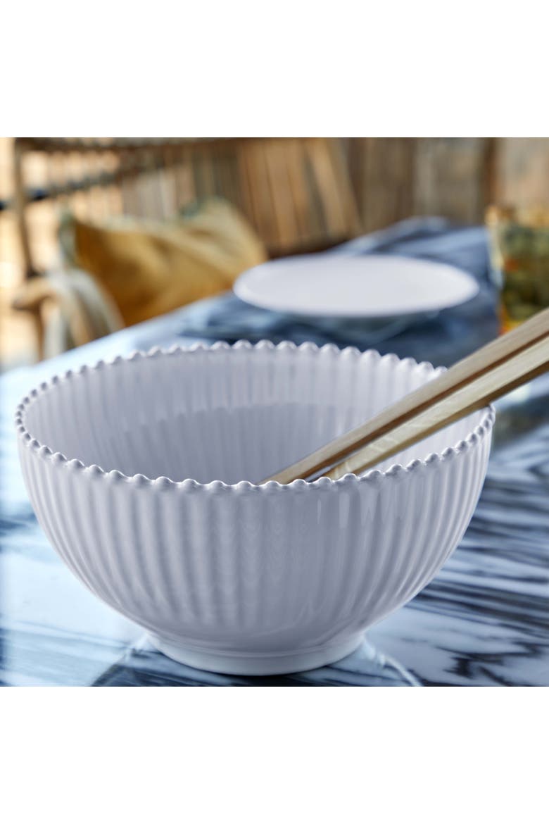 Pearl Serving bowl, Alternate, color, White