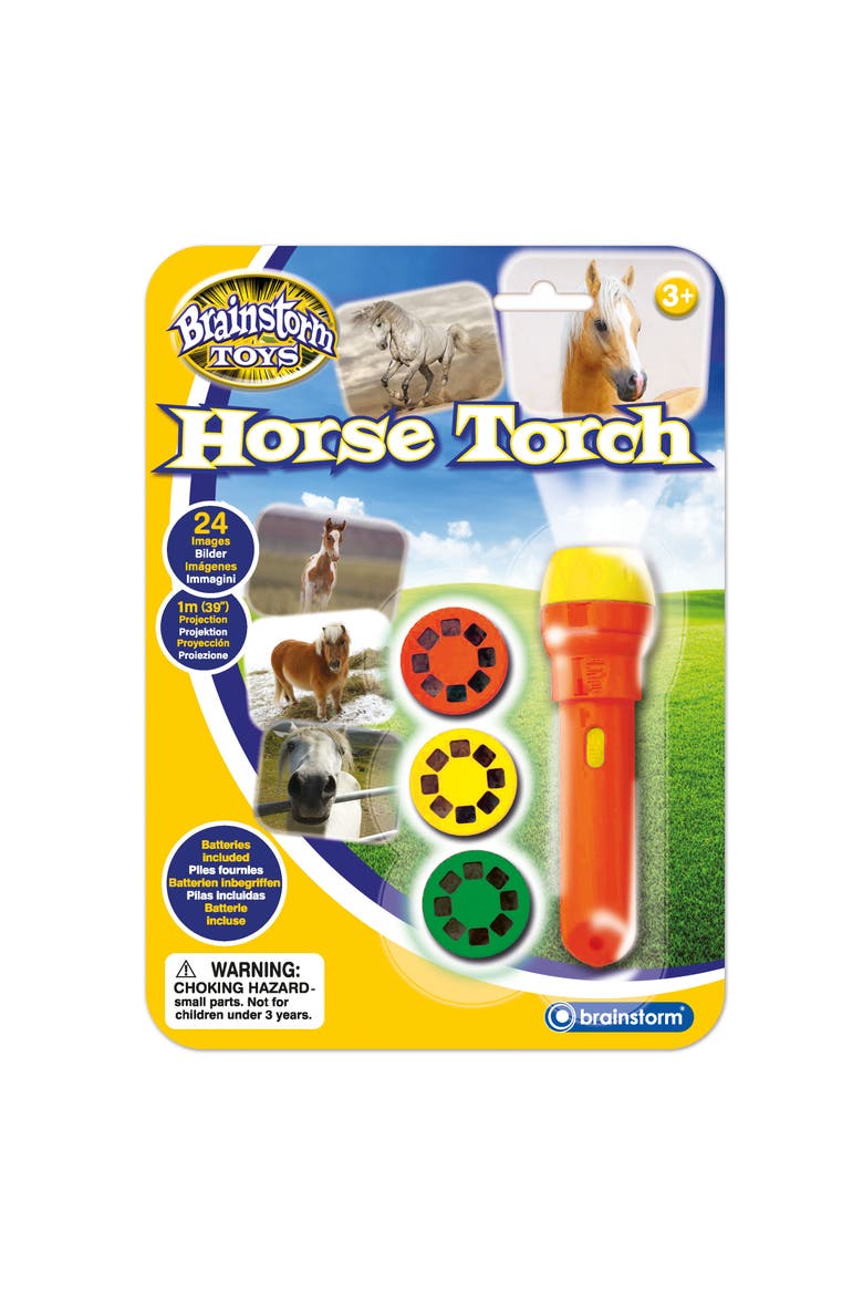 Horse Flashlight and Projector with 24 Horse Images, Main, color, Multicolored