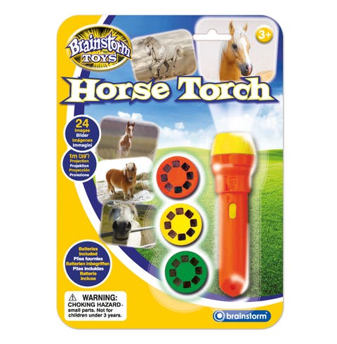 Horse Flashlight and Projector with 24 Horse Images
