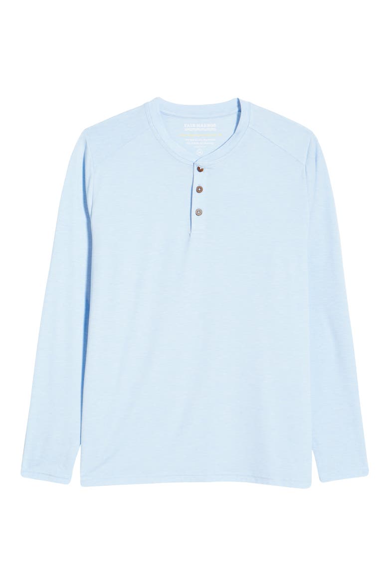 The Seabreeze Performance Long Sleeve Henley, Alternate, color, BLUE GLOW