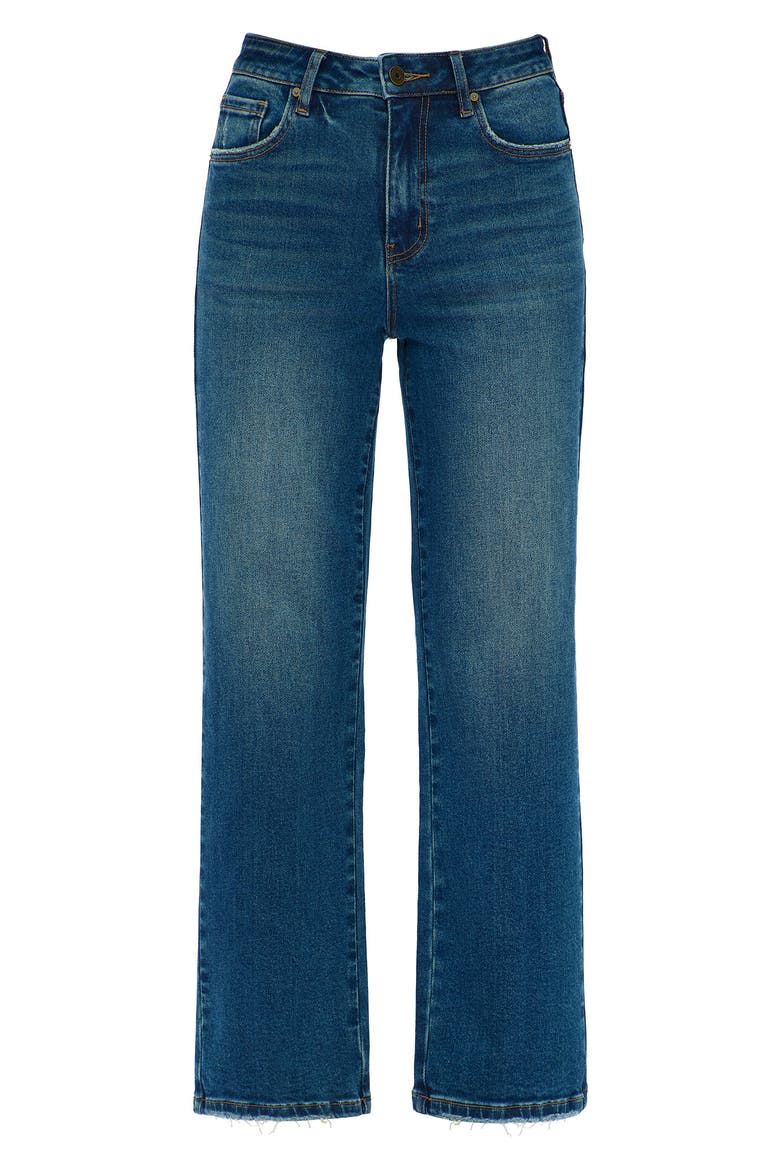 High Waist Straight Leg Jeans, Alternate, color, VINTAGE MEDIUM BLUE