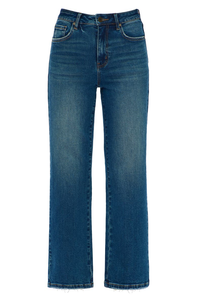 Bayeas High Waist Straight Leg Jeans, Alternate, color, Vintage Medium Blue