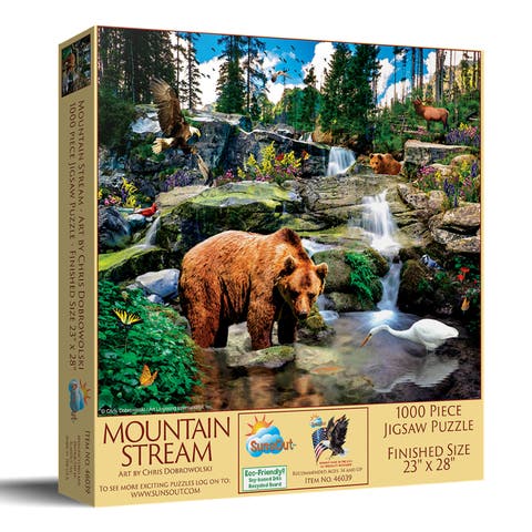 Mountain Stream 1000 piece Jigsaw Puzzle for Adults