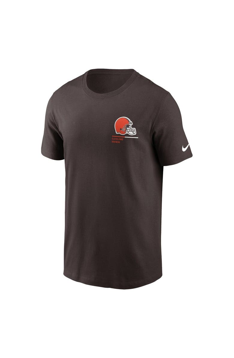 Nike Men's Nike Brown Cleveland Browns Team Incline T-Shirt, Alternate, color, 