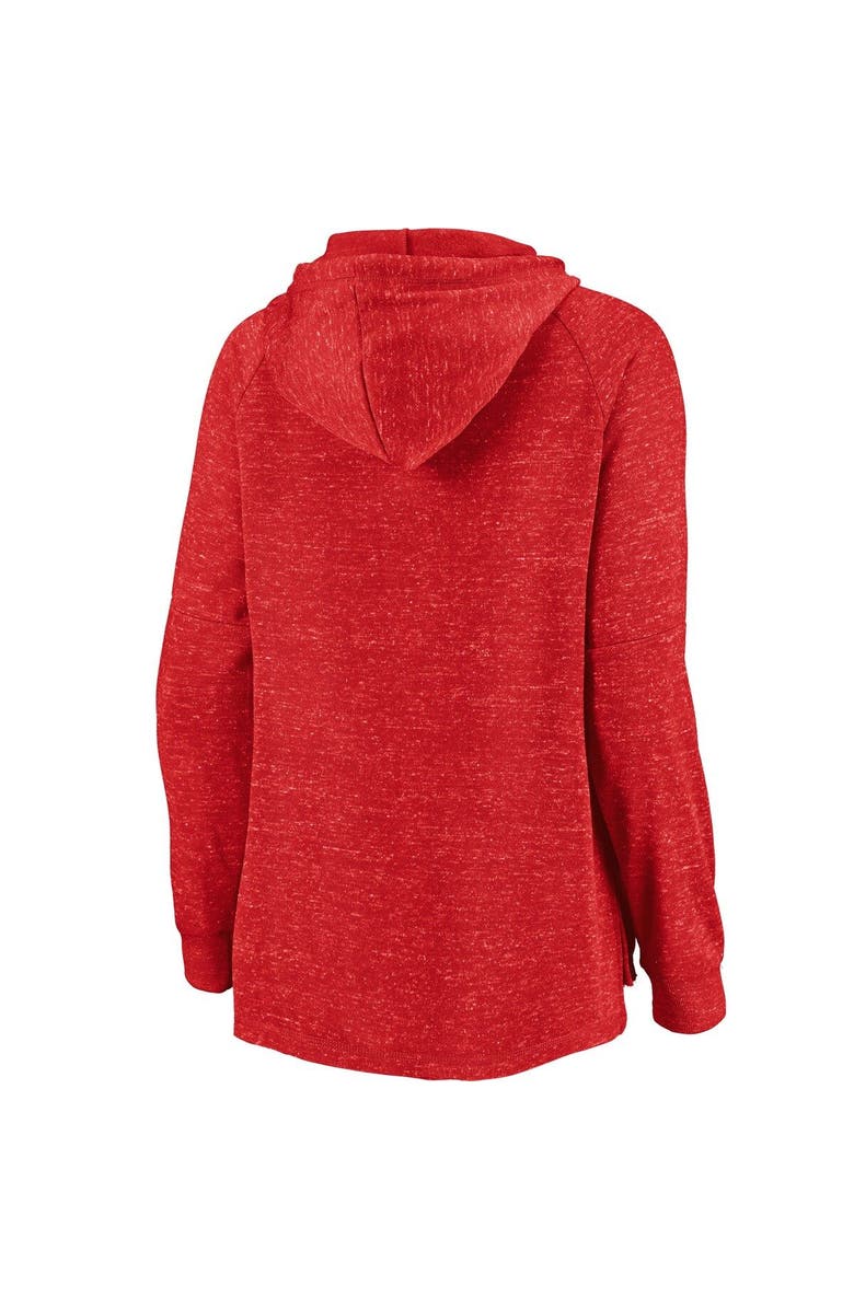 FANATICS Women's Fanatics Branded Red New York Red Bulls Faded Script Pullover Hoodie, Alternate, color,