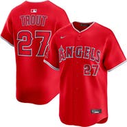 Nike Men's Nike Mike Trout Red Los Angeles Angels Alternate Limited Player Jersey