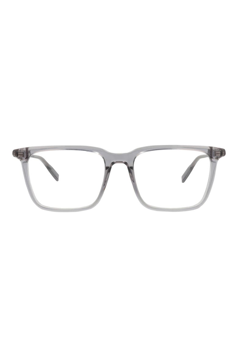 54mm Rectangle Optical Frames, Main, color, GREY GREY TRANSPARENT