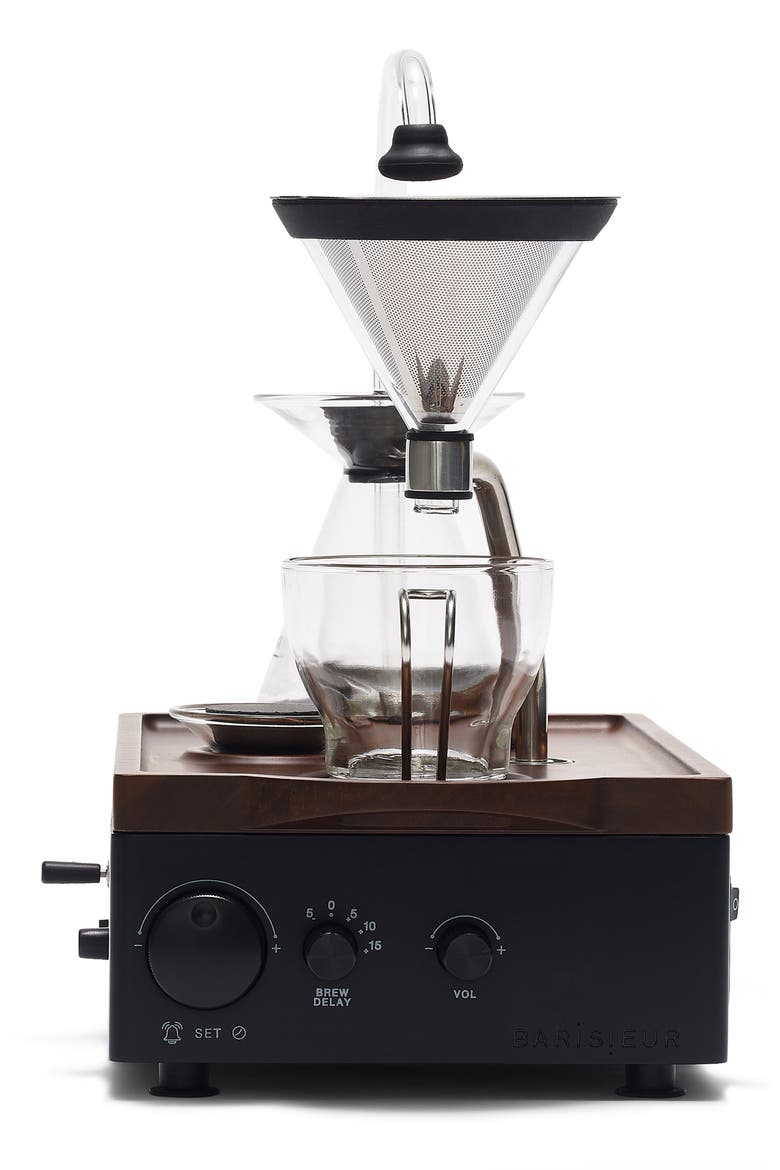 Soda Says x Barisieur Coffee & Tea Alarm Clock, Alternate, color, BLACK