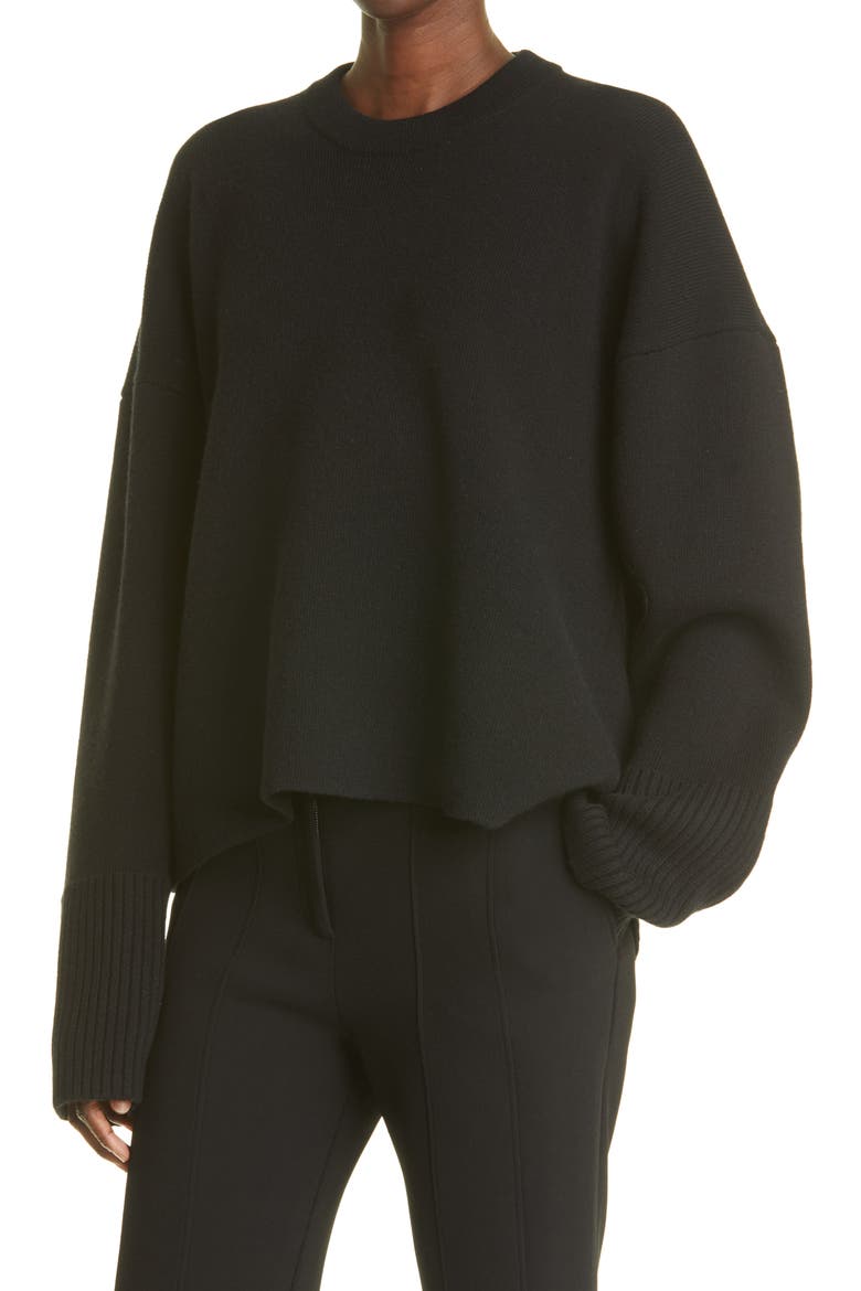 Cashmere Sweater, Alternate, color, BLACK