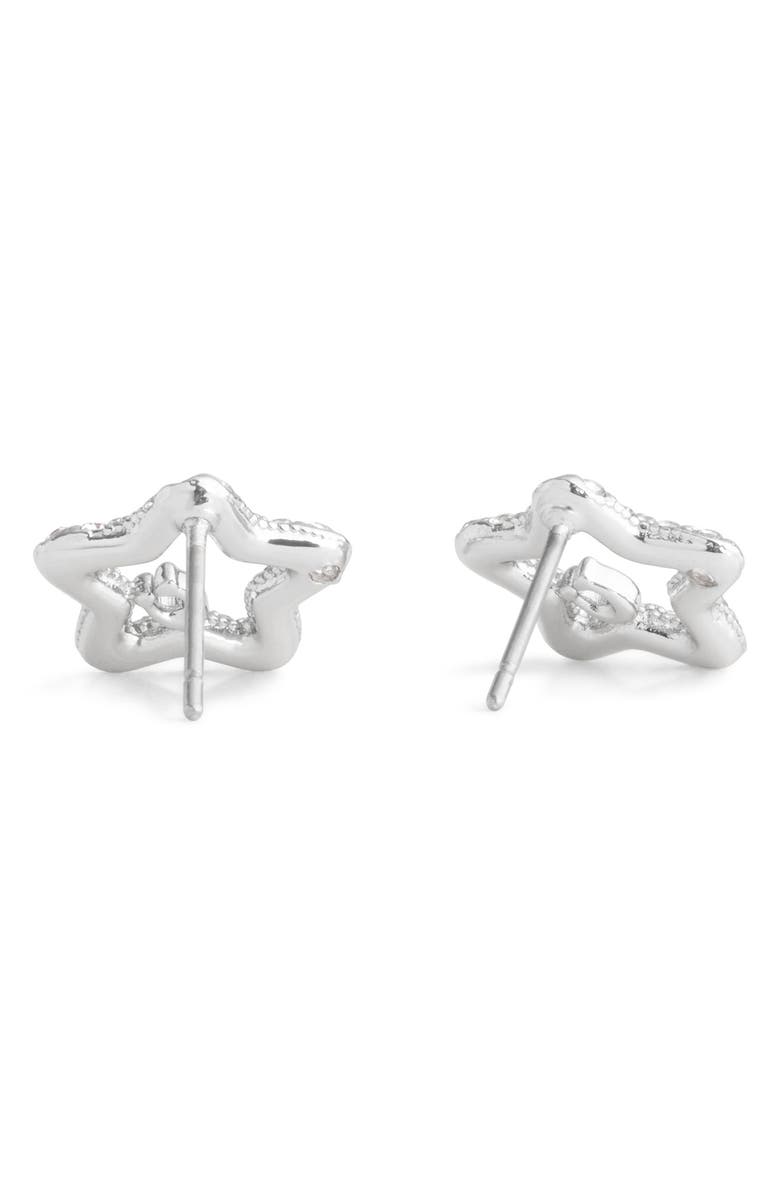 COACH Pavé Star Stud Earrings, Alternate, color, 
