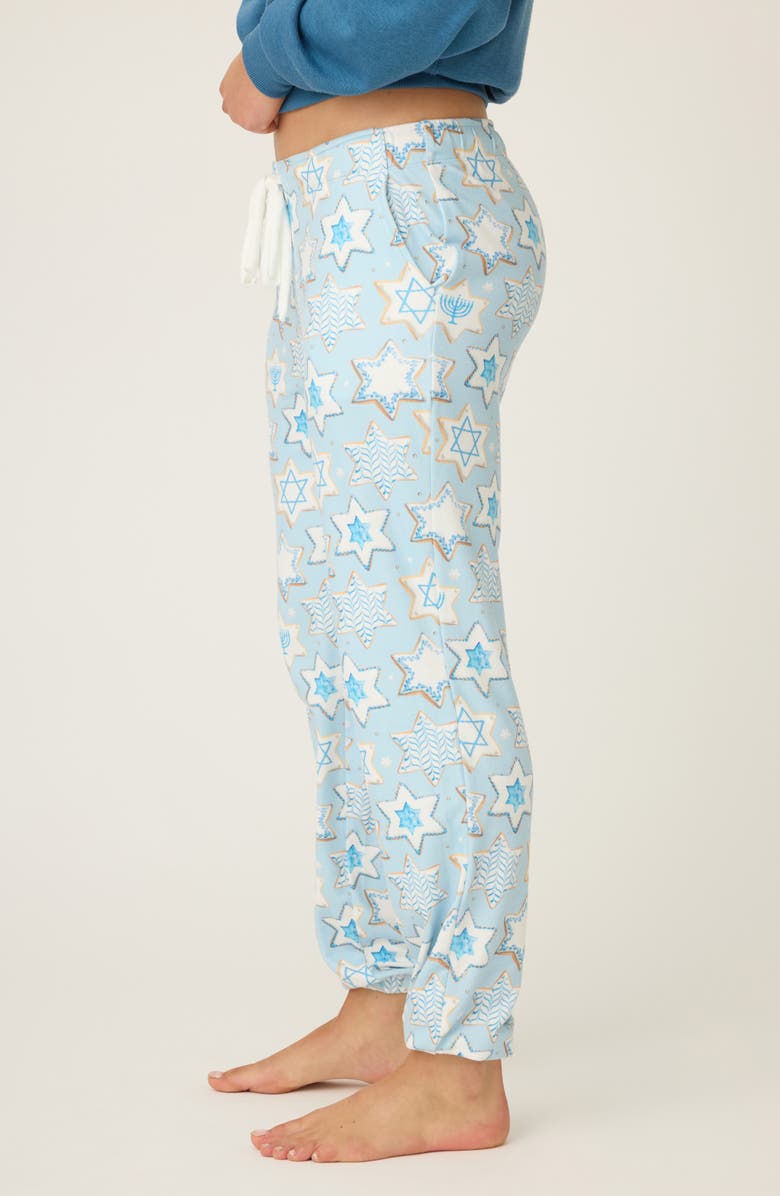 PJ Salvage You Had me at Shalom Pajama Pants, Alternate, color, Light Sky