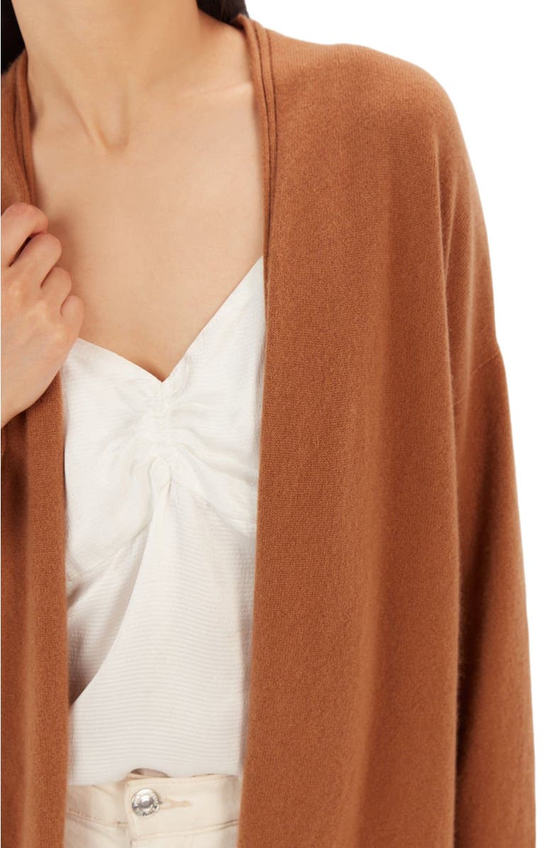 GOBI Mongolian Cashmere 3D Longline Cardigan, Alternate, color,