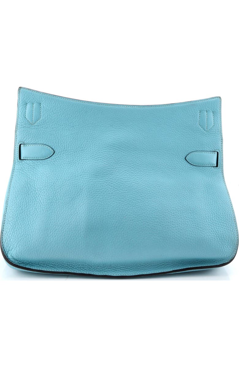Pre-Owned Hermes Jypsiere Bag Clemence 34, Alternate, color, Bleu Atoll