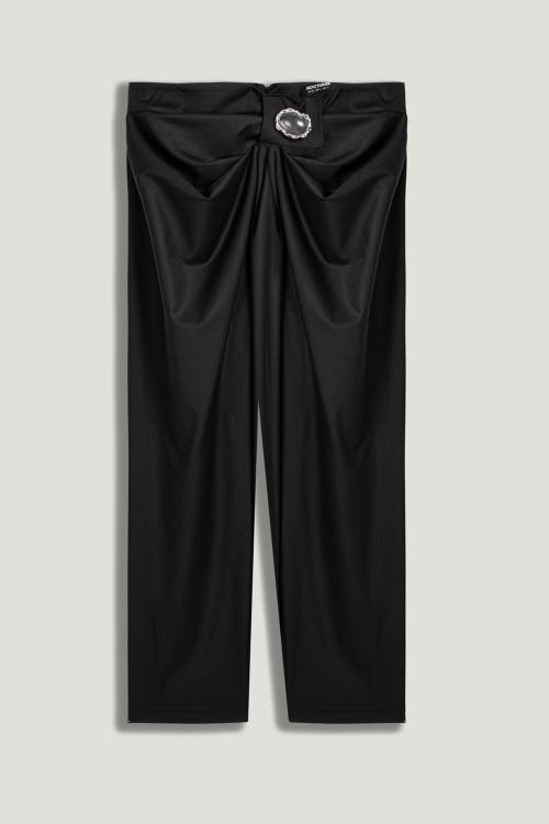 Nocturne Accessory Detailed Pleated Pants In Black