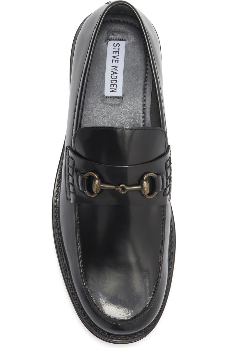 Steve Madden P-Daines Bit Loafer, Alternate, color, Black Box