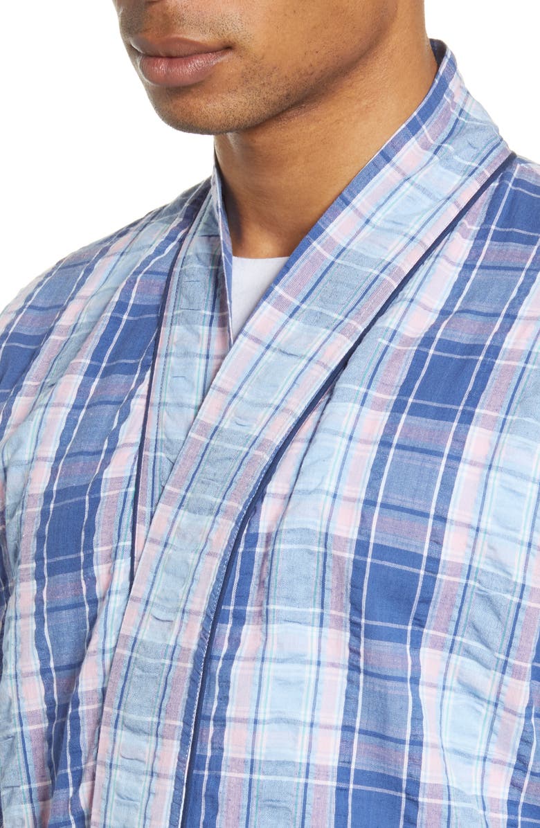 Majestic International Sunbuster Seersucker Robe, Alternate, color, 