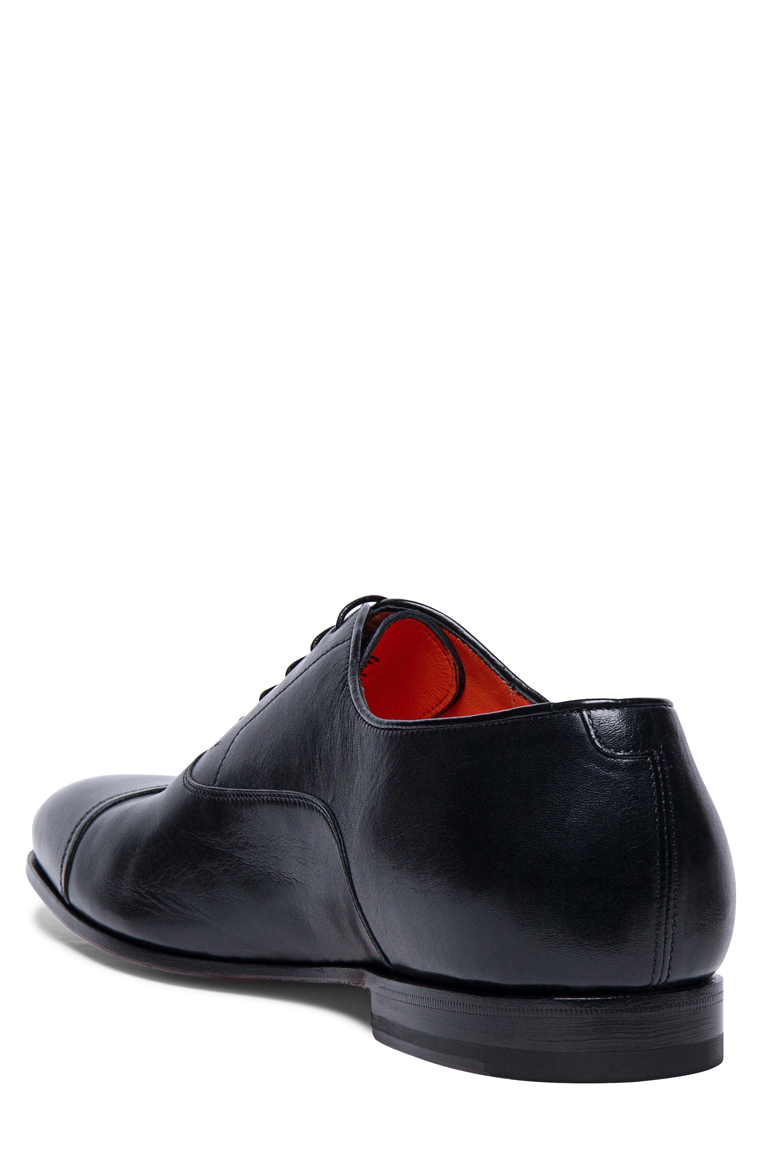 Santoni Dole Cap Toe Oxford, Alternate, color, 