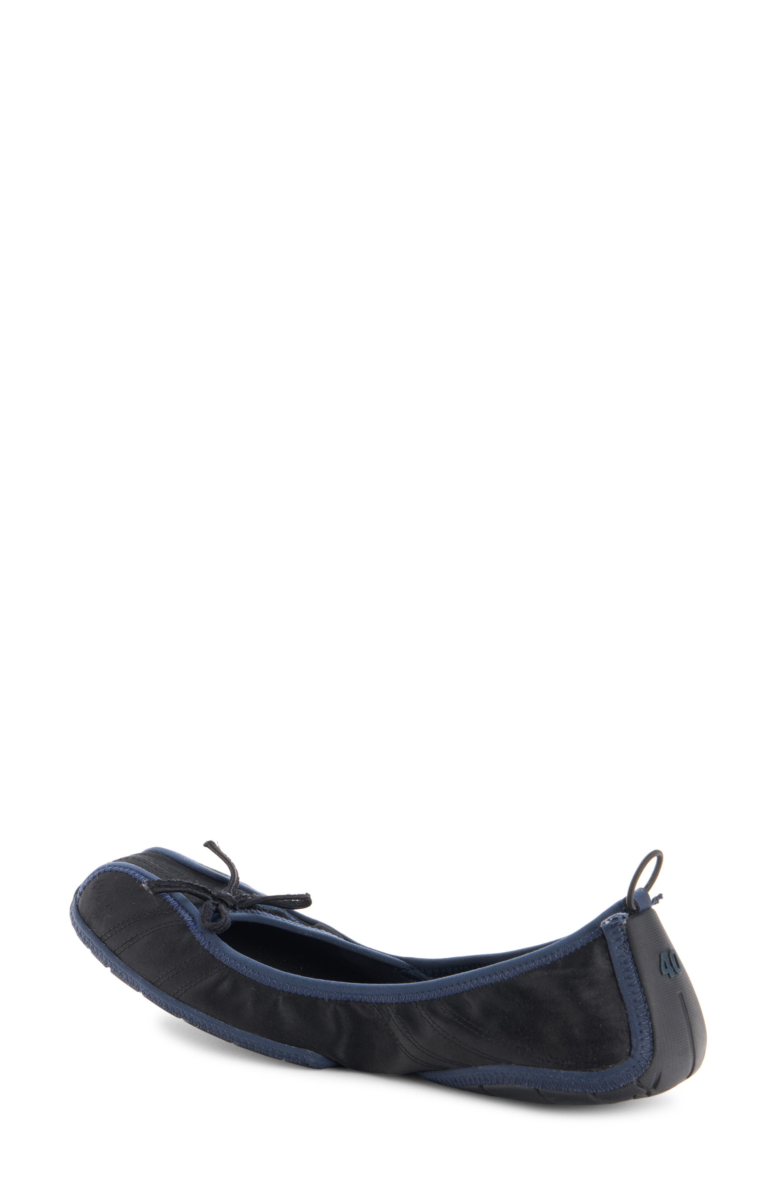 Balenciaga Sneaker Sole Ballerina Flat, Alternate, color, Black