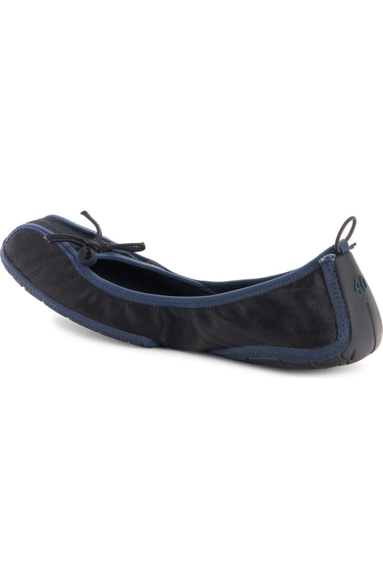 Balenciaga Sneaker Sole Ballerina Flat, Alternate, color, Black