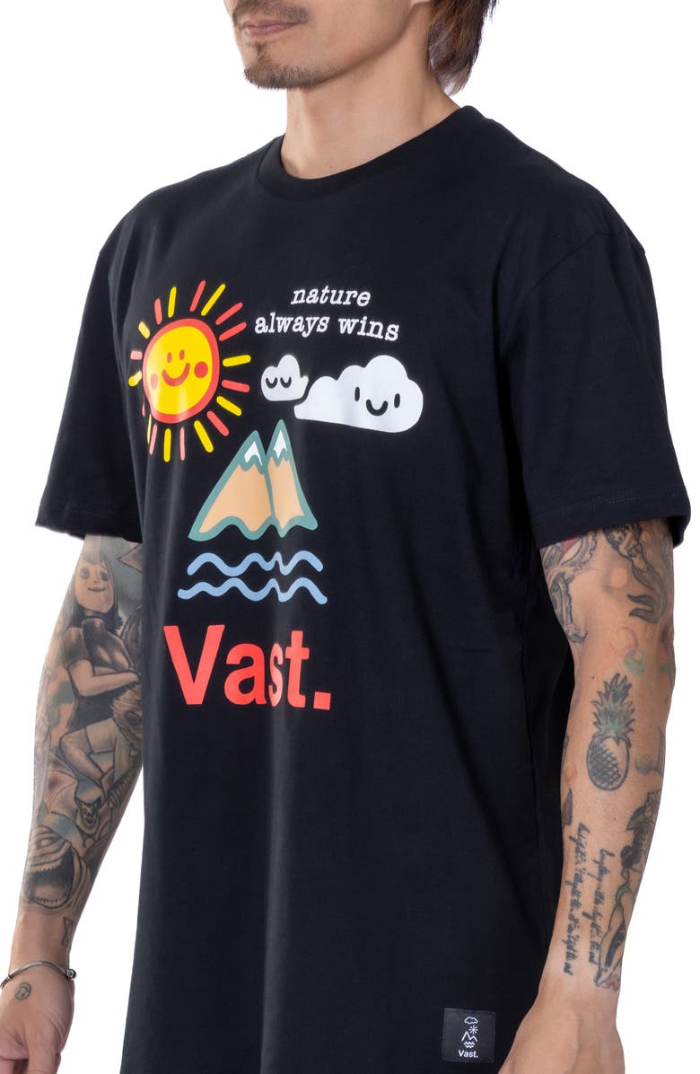 VAST Nature's Paint Graphic T-Shirt, Alternate, color,