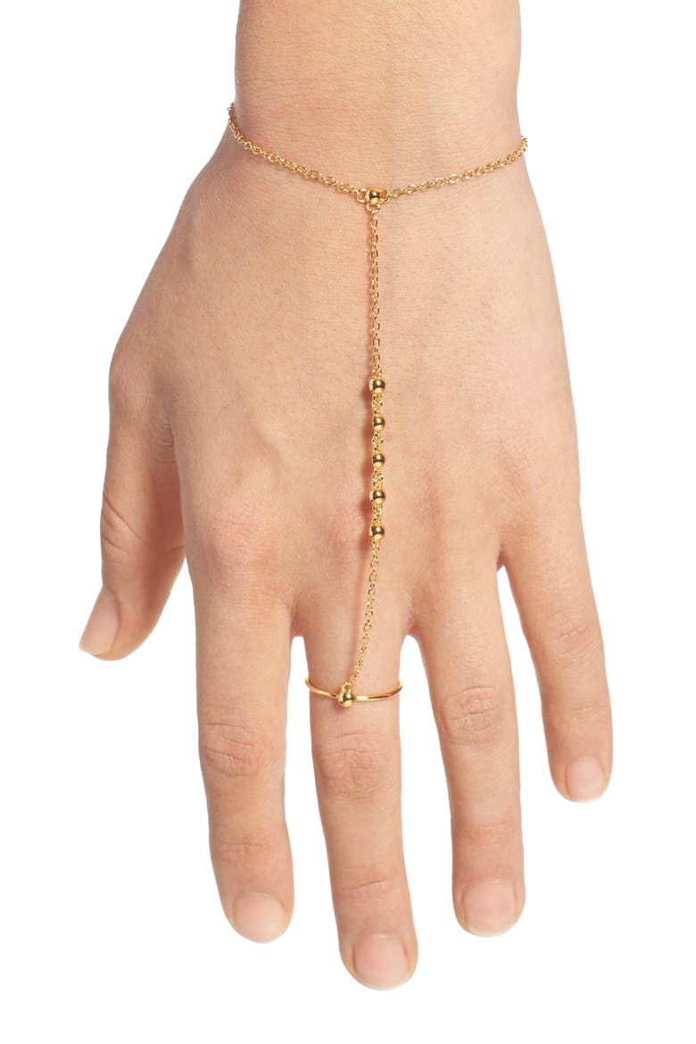 'Bali' Hand Chain, Alternate, color, SILVER
