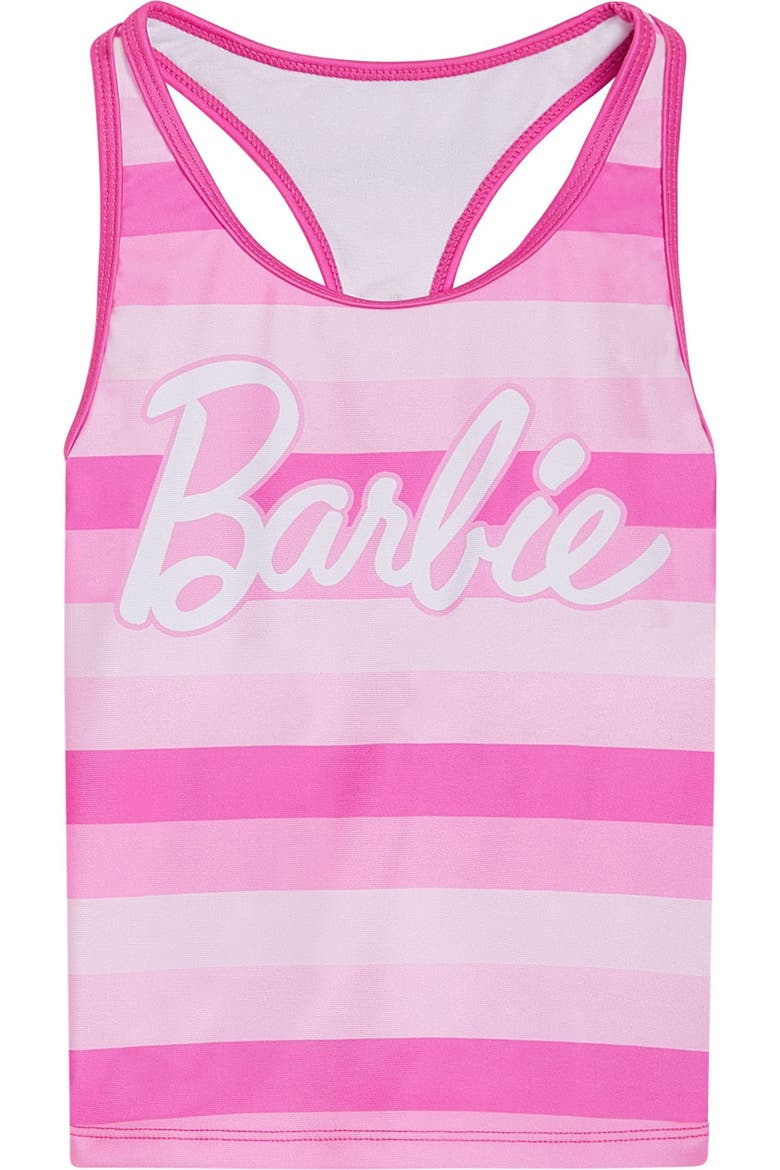 2-Piece Swimwear Tankini and Shorts Set, Alternate, color, Pink Stripe
