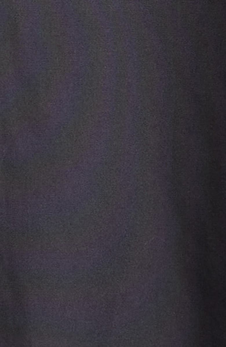 Comme des Garçons Asymmetric Cotton Broadcloth Button-Up Shirt, Alternate, color, Black