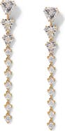 Nadri Luxor Front/Back Linear Drop Earrings