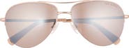 Ted Baker 57mm Gradient Half Rim Aviator Sunglasses