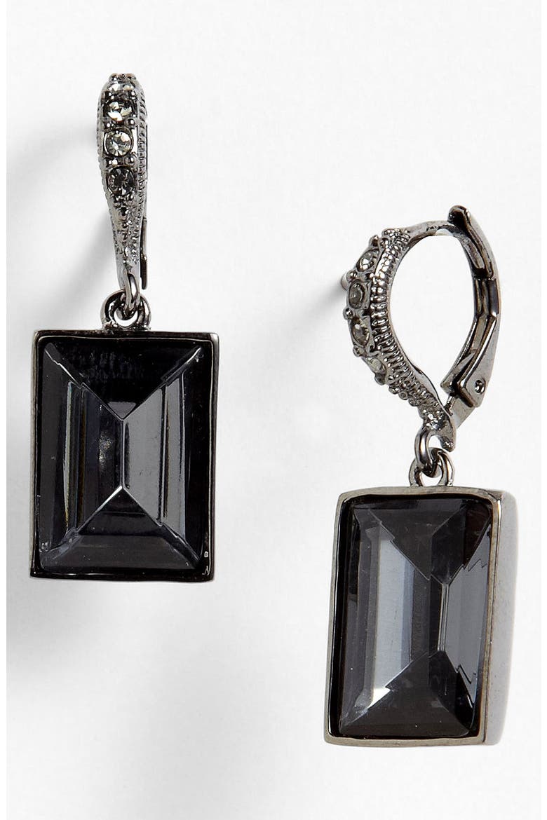 Drop Earrings (Nordstrom Exclusive), Main, color, BLACK DIAMOND/ HEMATITE