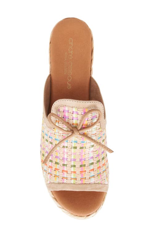 Andre Assous André Assous Nilla Wedge In Natural Multi