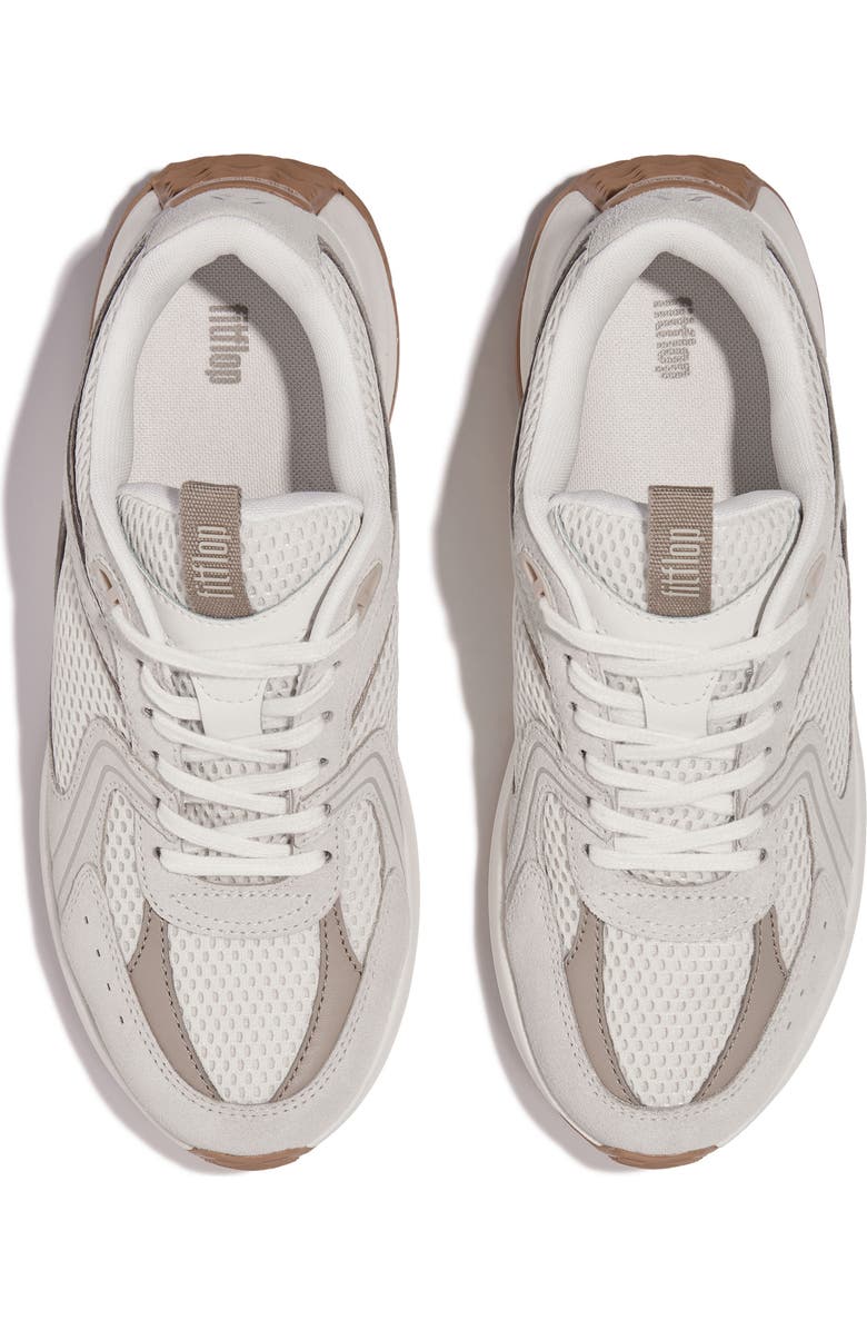 FitFlop F-Mode Flow Platform Sneaker, Alternate, color, Urban White