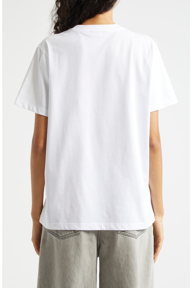 Cherry Organic Cotton Graphic T-Shirt, Alternate, color, BRIGHT WHITE