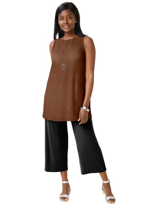 Stretch Knit Tunic Tank (Plus Available)