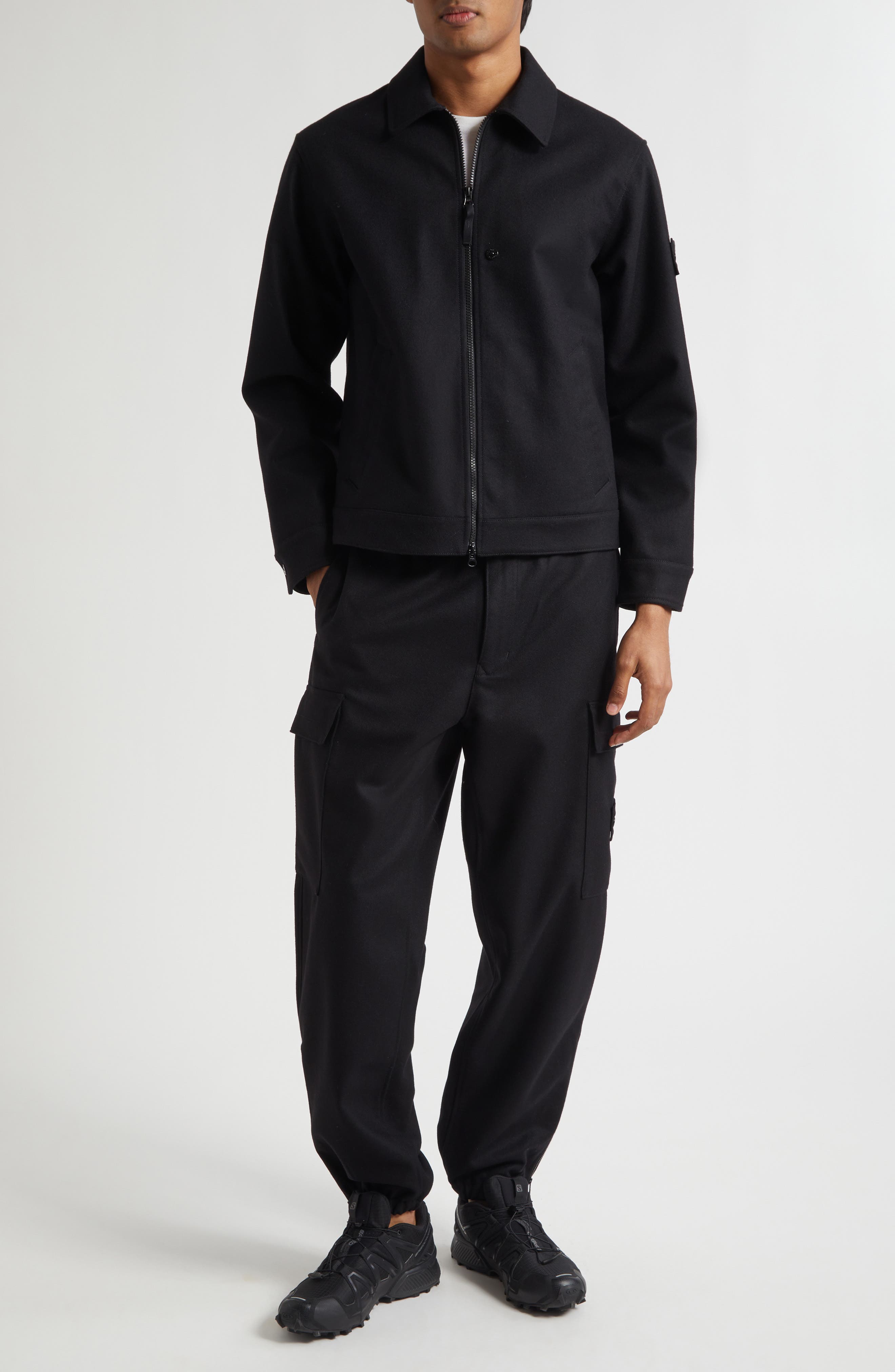 Ghost Water Resistant Virgin Wool Blend Flannel Jacket - image 2
