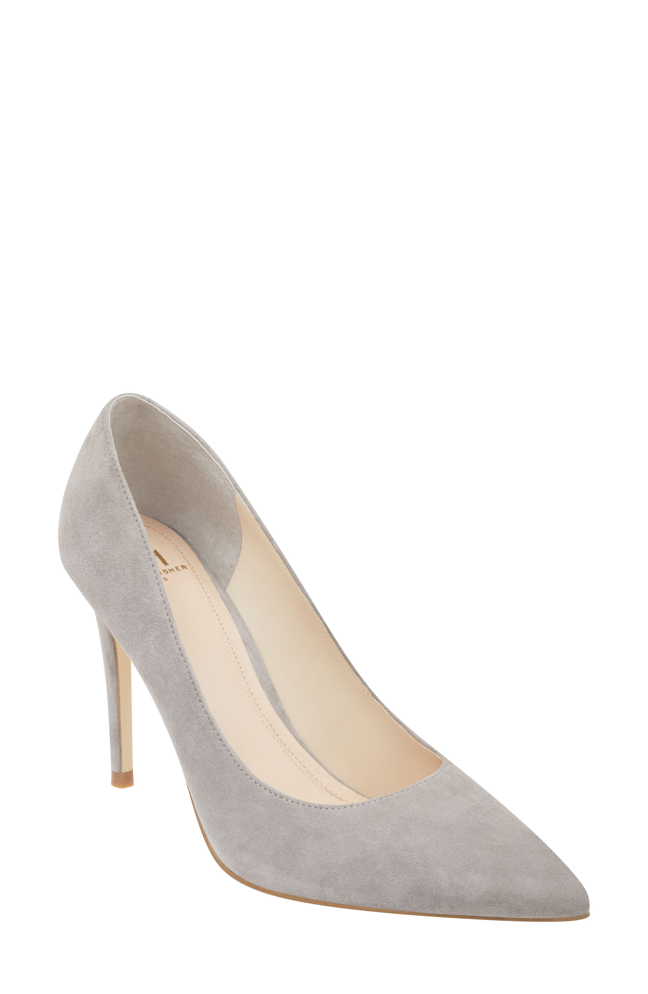 Jaxon Pump, Main, color, GREY SUEDE