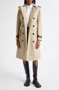 Burberry Foxfield Silk & Cotton Trench Coat