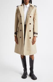 Burberry Foxfield Silk & Cotton Trench Coat