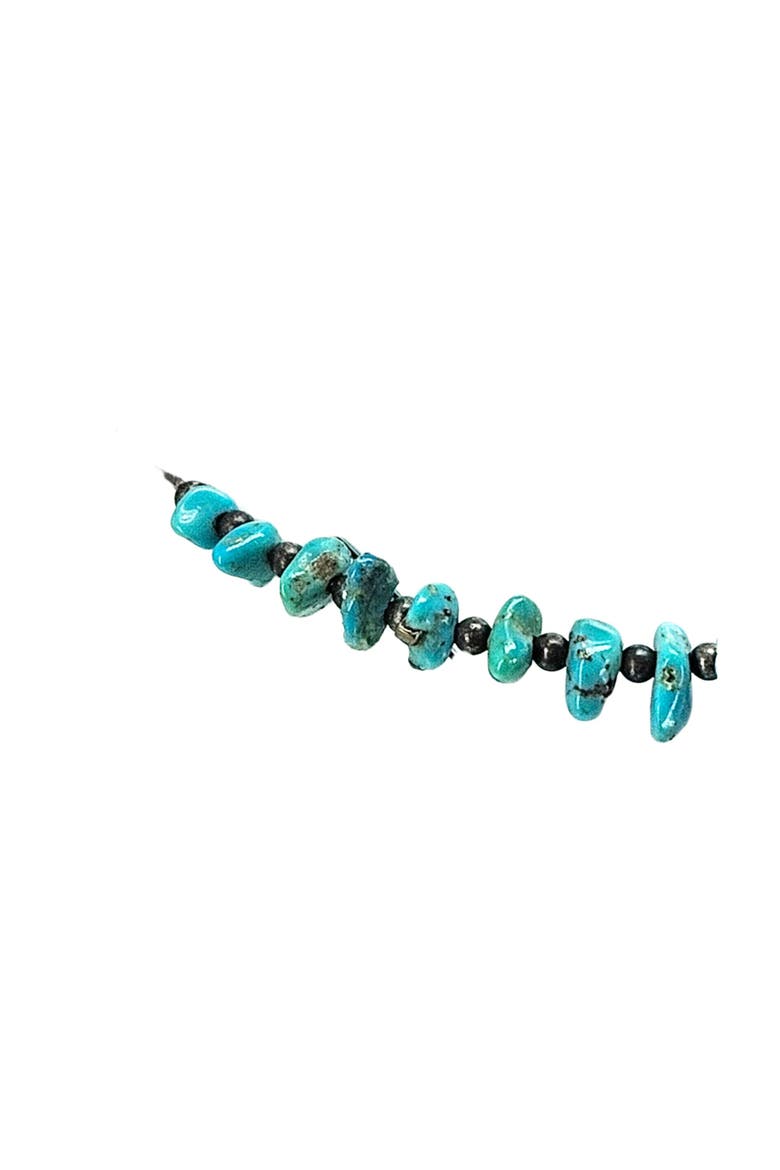 Vintage 1970s Howlite Turquoise Necklace, Alternate, color, Turquoise