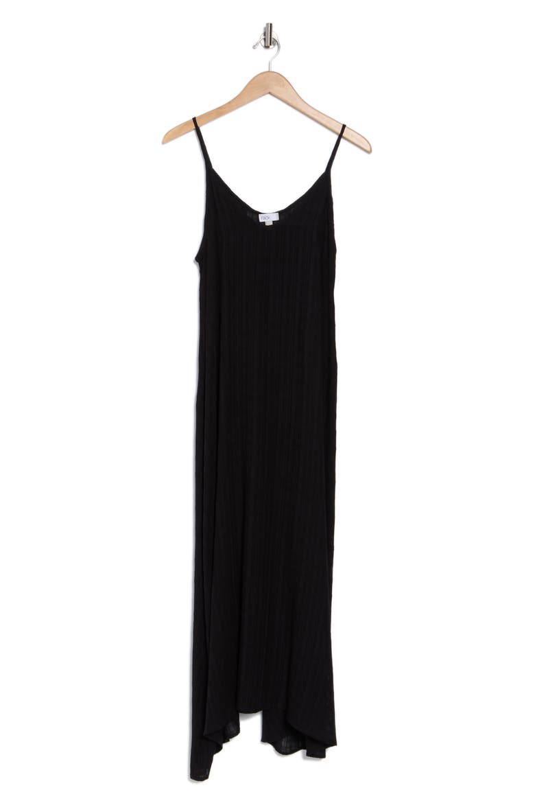 Textured Flowy Cover-Up Dress, Alternate, color, BLACK