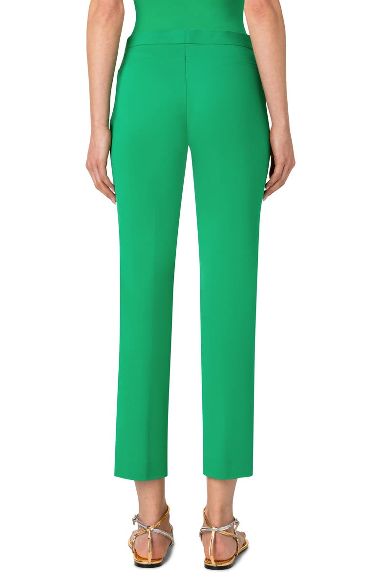 Akris punto Franca Techno Cotton Blend Ankle Pants, Alternate, color,