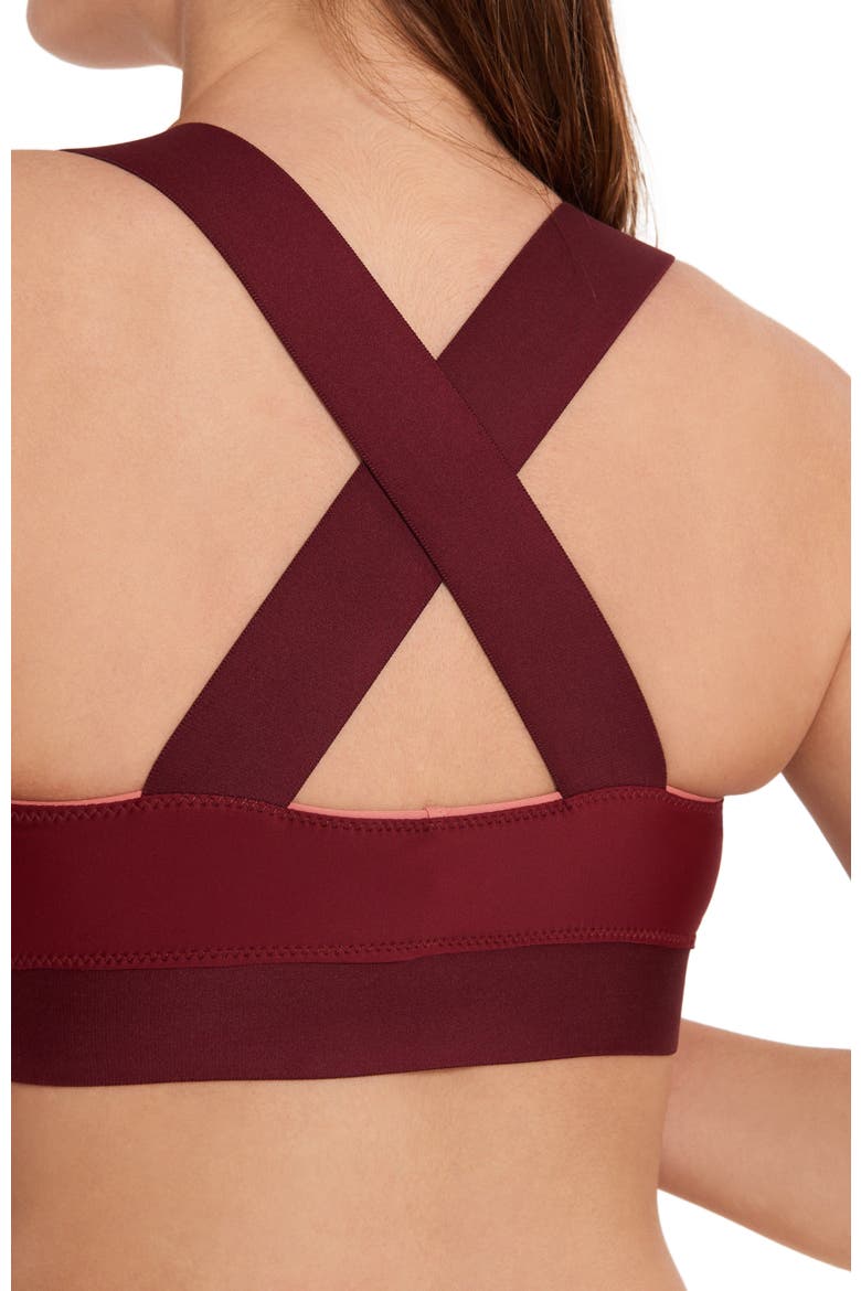 The Reversible Sporty Top, Alternate, color, Pink/Maroon