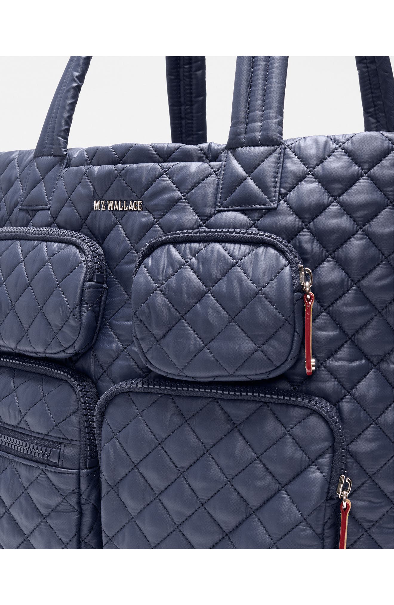 Large Metro Quilted Nylon Travel Tote, Alternate, color, DAWN