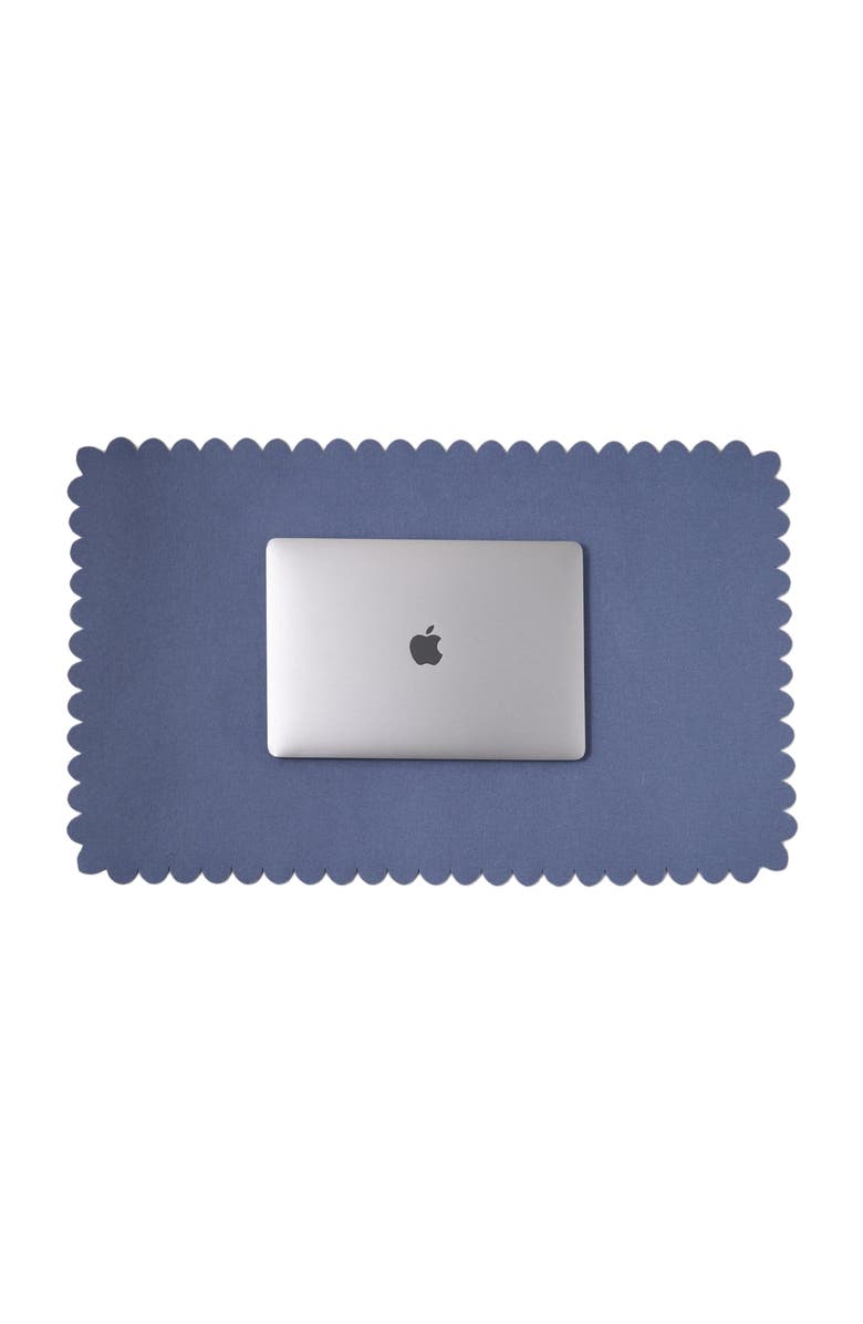 Graf Lantz Crest Merino Wool Large Desk Pad, Main, color,