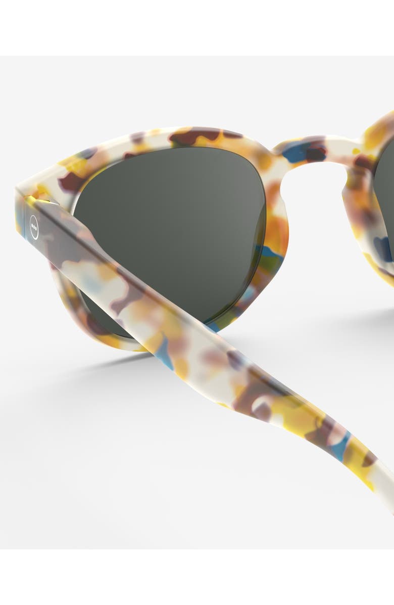 IZIPIZI #C 49mm Square Reading Sunglasses, Alternate, color, Blue Tortoise