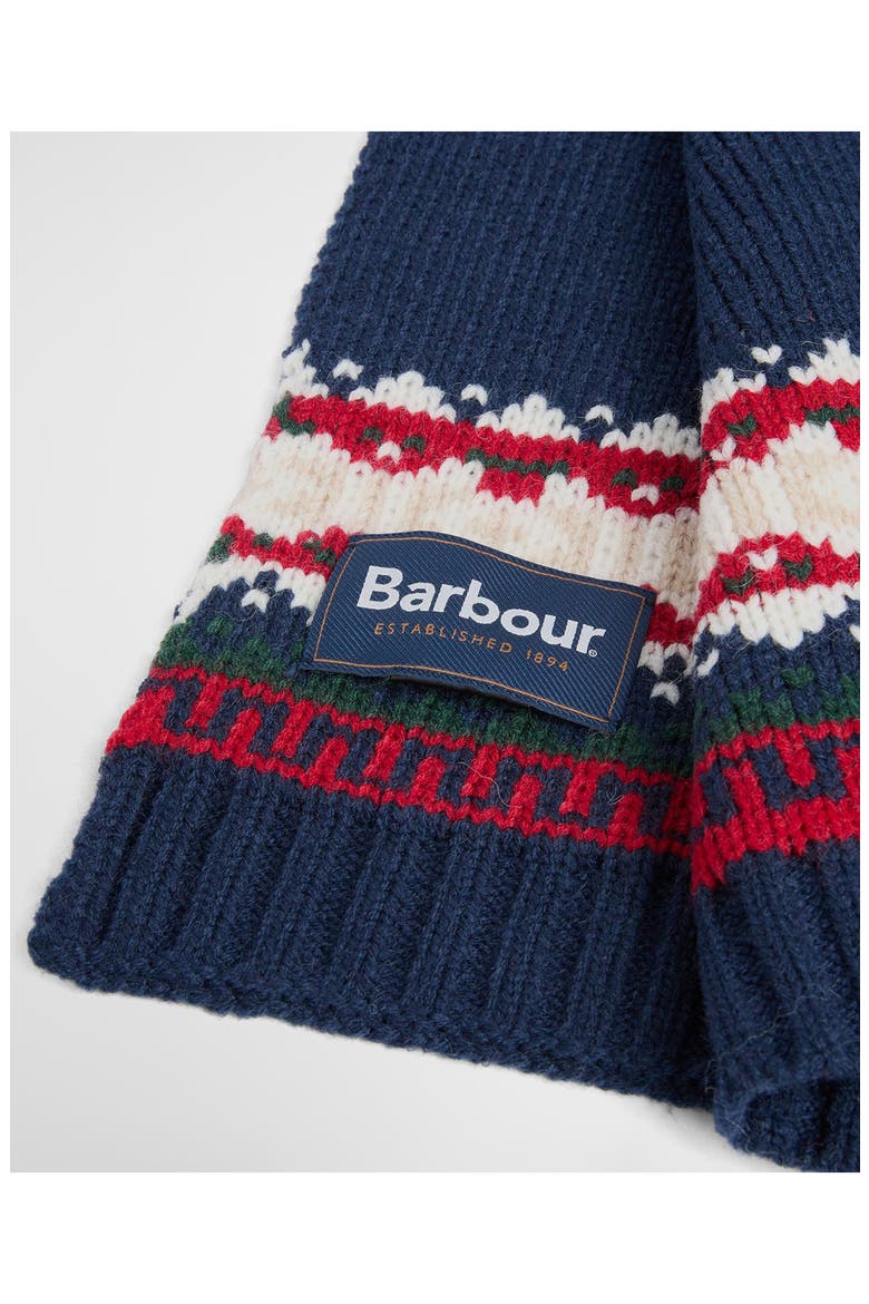 Kane Fair Isle Beanie & Scarf Set, Alternate, color, EVERGREEN